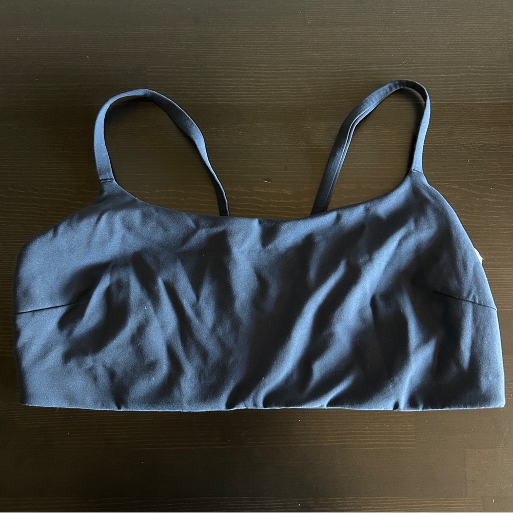Lululemon Wunder Train Strappy Racer Bra, C/D Cup -- True Navy (Size 14)